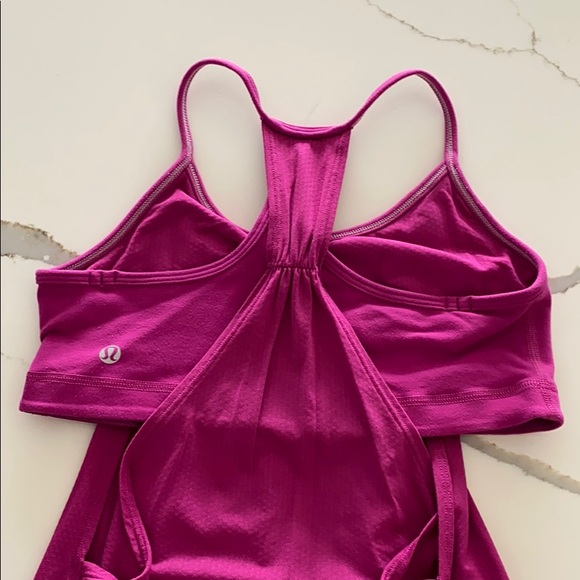 Lululemon No Limit Tank size 6 magenta - Picture 4 of 5